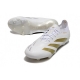 Adidas Predator Low Elite Firm Ground White Golden Football Boots
