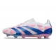 Adidas Predator Low Elite Firm Ground White Pink Blue Football Boots