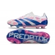 Adidas Predator Low Elite Firm Ground White Pink Blue Football Boots