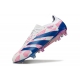 Adidas Predator Low Elite Firm Ground White Pink Blue Football Boots