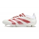 Adidas Predator Low Elite Firm Ground White Red Football Boots