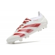 Adidas Predator Low Elite Firm Ground White Red Football Boots