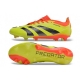 Adidas Predator Low Elite Firm Ground Yellow Black Red Football Boots