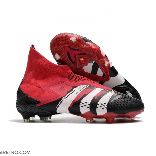 Adidas Predator Mutator 20+ Firm Ground Black Red White Football Boots Adidas Predator Mutator 20+ Firm Ground Black Red White Football Boots