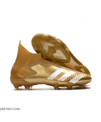 Adidas Predator Mutator 20+ Firm Ground Gold Metallic White Football Boots