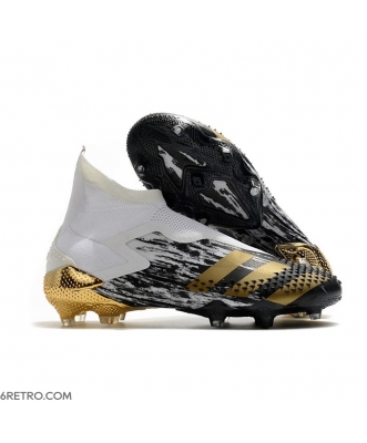 Adidas Predator Mutator 20+ Firm Ground Inflight - White Gold Metallic Black Football Boots