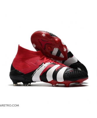 Adidas Predator Mutator 20.1 Firm Ground Black Red White Football Boots