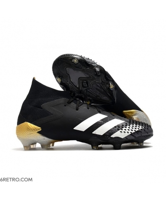 Adidas Predator Mutator 20.1 Firm Ground Core Black White Gold Metallic Football Boots
