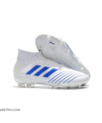 Adidas Predator Virtuso 19+ Firm Ground Firm Ground - White Blue Football Boots
