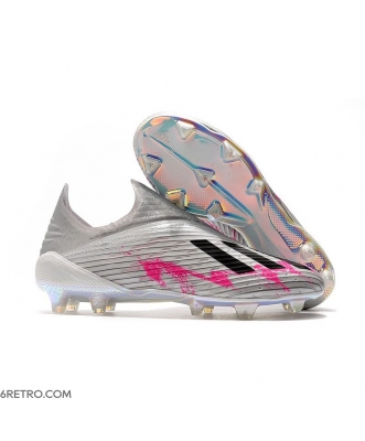Adidas X 19+ Firm Ground Silver Black Pink Football Boots