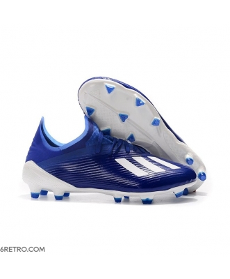 Adidas X 19.1 Firm Ground - Blue White Football Boots
