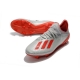 Adidas X 19.1 Firm Ground - Silver Metallic/Hi Res-Red/White Football Boots