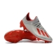 Adidas X 19.1 Firm Ground - Silver Metallic/Hi Res-Red/White Football Boots