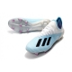 Adidas X 19.1 Firm Ground - White Blue Black Football Boots