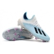 Adidas X 19.1 Firm Ground - White Blue Black Football Boots