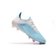 Adidas X 19.1 Firm Ground - White Blue Black Football Boots