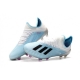 Adidas X 19.1 Firm Ground - White Blue Black Football Boots