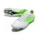 Adidas X 99 Speedportal Leather 1 Firm Ground Ftwr White Solar Green Football Boots