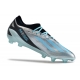 Adidas X Crazyfast .1 Firm Ground Silver Met Bliss Blue Core Black Football Boots