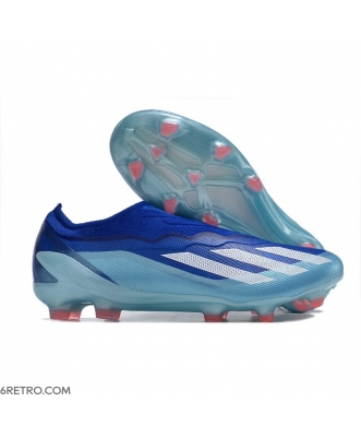 Adidas X Crazyfast .1 Laceless Firm Ground Bright Royal White Solar Red Football Boots