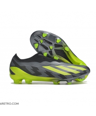 Adidas X Crazyfast .1 Laceless Firm Ground Core Black Team Solar Yellow 2 Grey Five Football Boots