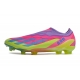Adidas X Crazyfast .1 Laceless Firm Ground Korean Nights Son - Lucid Lemon Royal Blue Pink Football Boots