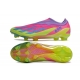 Adidas X Crazyfast .1 Laceless Firm Ground Korean Nights Son - Lucid Lemon Royal Blue Pink Football Boots