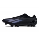 Adidas X Crazyfast .1 Laceless Firm Ground Nightstrike - Core Black Football Boots