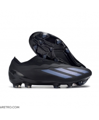 Adidas X Crazyfast .1 Laceless Firm Ground Nightstrike - Core Black Football Boots