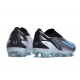Adidas X Crazyfast .1 Laceless Firm Ground Silver Met Bliss Blue Core Black Football Boots Adidas X Crazyfast .1 Laceless Firm Ground Silver Met Bliss Blue Core Black Football Boots