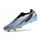 Adidas X Crazyfast .1 Laceless Firm Ground Silver Met Bliss Blue Core Black Football Boots Adidas X Crazyfast .1 Laceless Firm Ground Silver Met Bliss Blue Core Black Football Boots