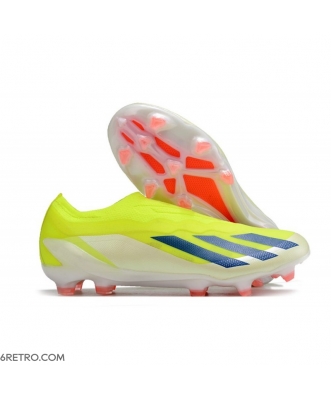 Adidas X Crazyfast .1 Laceless Firm Ground Team Solar Yellow Core Black White- Football Boots
