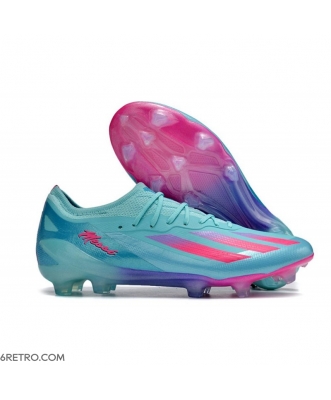 Adidas X Crazyfast Messi X Miami.1 Firm Ground Turquoise Pink Football Boots