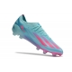 Adidas X Crazyfast Messi X Miami.1 Firm Ground Turquoise Pink Football Boots