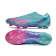 Adidas X Crazyfast Messi X Miami.1 Firm Ground Turquoise Pink Laceless Football Boots