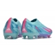 Adidas X Crazyfast Messi X Miami.1 Firm Ground Turquoise Pink Laceless Football Boots