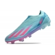 Adidas X Crazyfast Messi X Miami.1 Firm Ground Turquoise Pink Laceless Football Boots