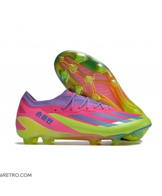 Adidas X Crazyfast Messi.1 Firm Ground Korean Nights Son - Lucid Lemon Royal Blue Pink Limited Edition Football Boots