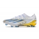 Adidas X Crazyfast Messi.1 Firm Ground White Blue Gold Football Boots