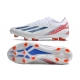 Adidas X Crazyfast Messi.1 Firm Ground White Blue Red Football Boots