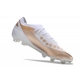 Adidas X Crazyfast Messi.1 Firm Ground White Bronze Football Boots Adidas X Crazyfast Messi.1 Firm Ground White Bronze Football Boots
