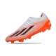 Adidas X Crazyfast Messi.1 Firm Ground White Orange Black Football Boots