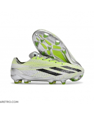 Adidas X Crazyfast Strung + Firm Ground Grey Two Core Black Lucid Lemon Football Boots