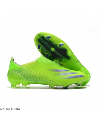 Adidas X Ghosted Firm Ground Signal Green Energy Ink Semi Solar Slime Football Boots
