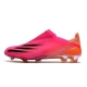 Adidas X Ghosted Firm Ground Superspectral - Shock Pink /Core Black /Screaming Orange Football Boots
