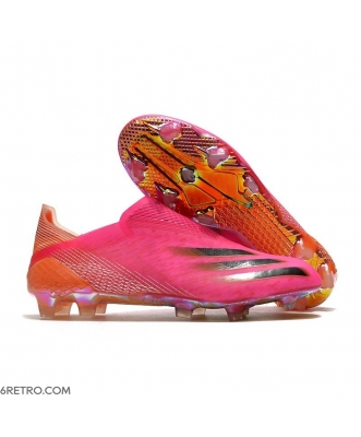 Adidas X Ghosted Firm Ground Superspectral - Shock Pink /Core Black /Screaming Orange Football Boots