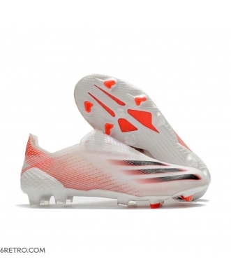Adidas X Ghosted Firm Ground White Red Black Football Boots