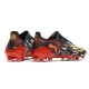 Adidas X Ghosted.1 Firm Ground Black Red Gold Football Boots
