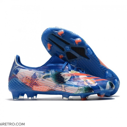 Adidas X Ghosted.1 Firm Ground Blue Red Football Boots Adidas X Ghosted.1 Firm Ground Blue Red Football Boots