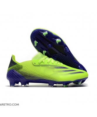 Adidas X Ghosted.1 Firm Ground Signal Green Energy Ink Semi Solar Slime Football Boots